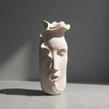 Unspoken - Face Sculpted Ceramic Pot