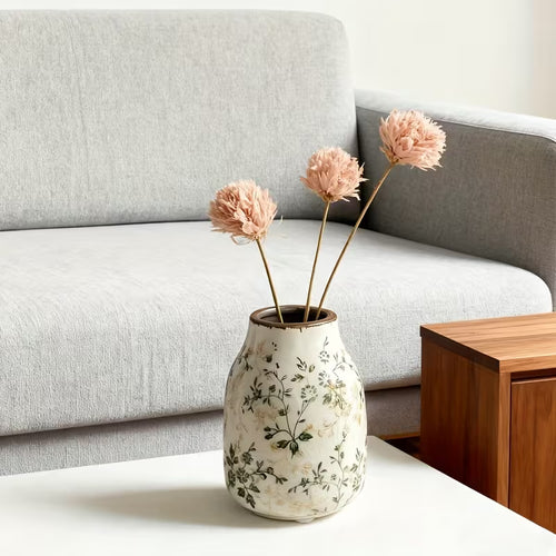 Petal Grace - Floral Ceramic Pot