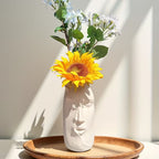 Unspoken - Face Sculpted Ceramic Pot